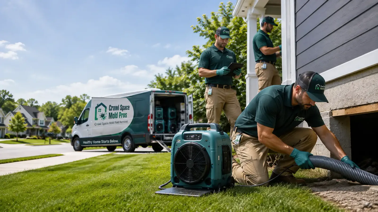 Crawl Space Mold Removal in Carp Lake, MI